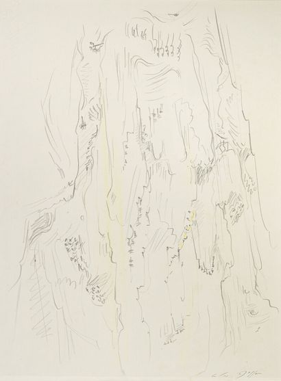 André MASSON (1896-1987) Dessin aux crayons sur papier signé en bas à droite 
Dimensions...