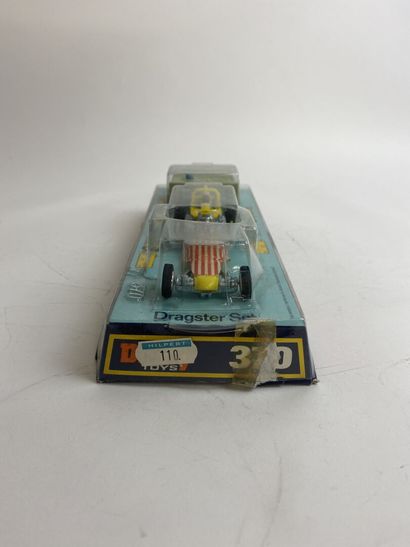 DINKY TOYS ENGLAND - Ref 370 Dragster Set TBE - Sticker that comes off a little -...