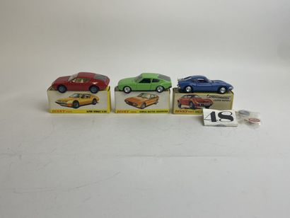 DINKY TOYS FRANCE et DINKY TOYS FRANCE made in Spain: Alpine Renault A310-Opel GT...