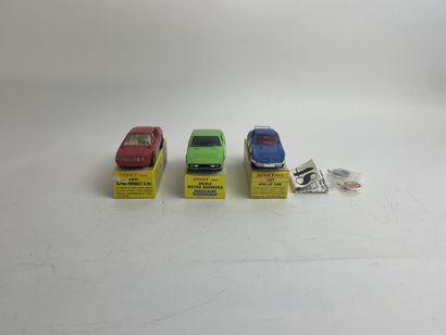 DINKY TOYS FRANCE et DINKY TOYS FRANCE made in Spain: Alpine Renault A310-Opel GT...