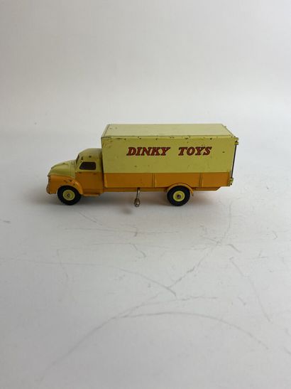 DINKY TOYS ENGLAND - Ref 930 Bedford Pallet Jekta Van Yellow and orange two-tone...