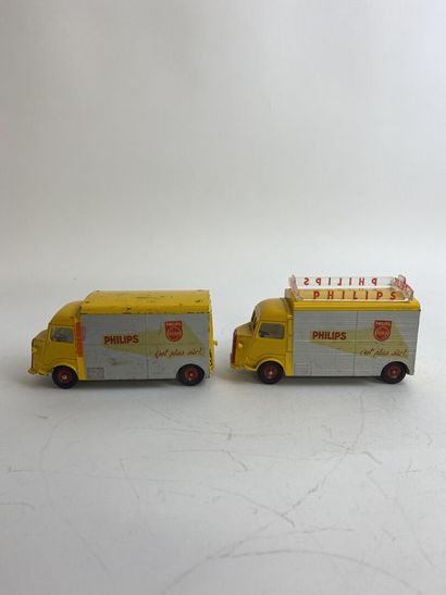 DINKY TOYS FRANCE - Ref. 587 Citroën 1200 Philips X2 Yellow and silver color
X1 -...