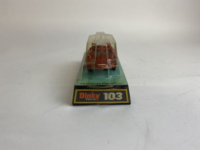 DINKY TOYS ENGLAND - Ref 103 Spectrum Patrol Car Red metallic color, white antenna,...