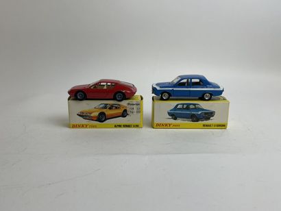 DINKY TOYS FRANCE DINKY TOYS FRANCE made in Spain- ref 1424 G: Renault 12 Gordini,...