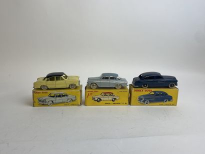 DINKY TOYS FRANCE ref 24Z: Simca Versailles, average condition, repainted, with its...