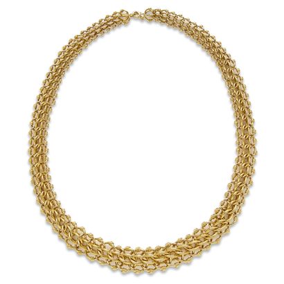null Gold necklace 

In 18K (750) gold, with twisted links, gross weight: 46.58g,...