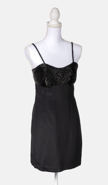 BALENCIAGA & TED LAPIDUS 
Black silk strapless dress - BALENCIAGA 




Size supposed...