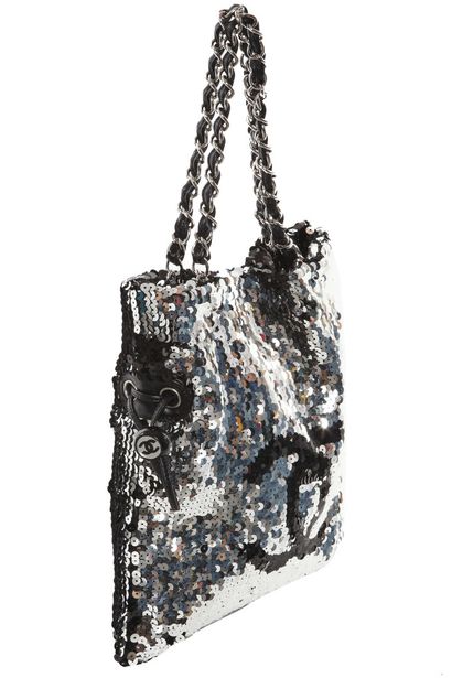 CHANEL Shaded sequin bag, Spring-Summer 2008,

stamped and with serial sticker, woven...