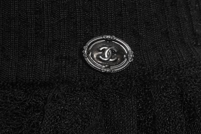 CHANEL Jupe, moderne, 

labelled, size 34, intentionally distressed and woven with...
