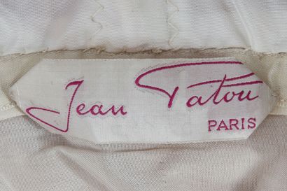 JEAN PATOU HAUTE COUTURE Evening dress, 1950s-early 60s



labeled, in cream silk...
