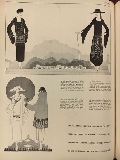 GABRIELLE CHANEL HAUTE COUTURE Importante tunique 'Russe' Kitmir brodée, 1922



woven...