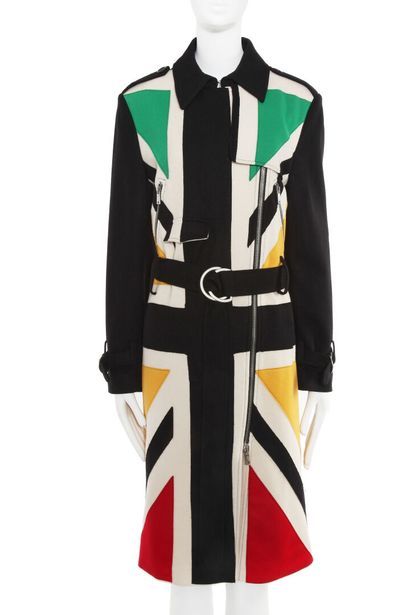 JEAN-CHARLES DE CASTELBAJAC Manteau 'Union Jack', Automne-Hiver 2006-07,

labelled,...