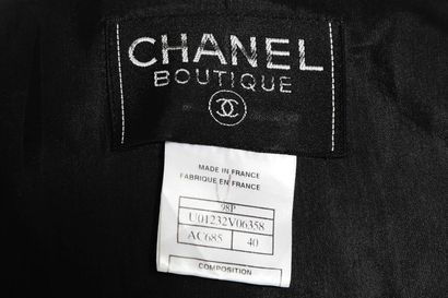 CHANEL Navy blue wool crepe jacket, Spring-Summer 1998



labeled, size 40, bust...