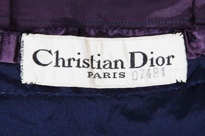 CHRISTIAN DIOR HAUTE COUTURE Rare satin evening dress, Spring-Summer 1949

labelled...