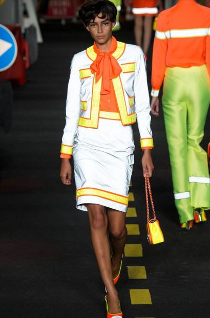 MOSCHINO BY JEREMY SCOTT 'High Vis' suit, Spring-Summer 2016 Ready to wear



Couture...