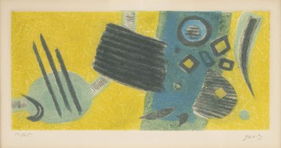 Henri GOETZ (1909-1989) Gravure couleur

Signée en bas à droite

Numérotée 12/135...