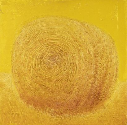 CHABOT Laurent (né en 1951) - Soleil, circa 2000, acrylique sur toile, signé au dos,...