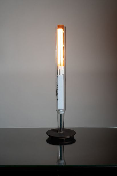 Michele de LUCCHI (né en 1951) Table lamp, Candela model
1999
In metal and glass
Edition...
