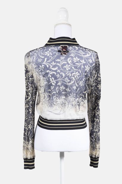 JEAN PAUL GAULTIER MAILLE Mesh jacket with floral tattoos
Presumed size S

Very good...