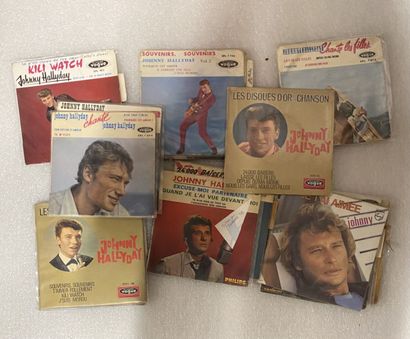 JOHNNY HALLYDAY JOHNNY HALLYDAY 
Set of about 15 45T
GC to PC