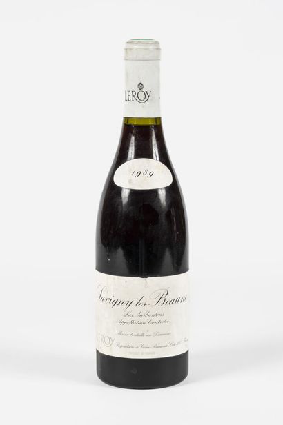 1 bouteille Savigny les Beaune, les Narbantons, Domaine Leroy 1989