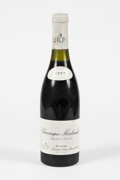1 bouteille Chassagne Montrachet rouge 1990, Maison Leroy 1 bouteille Chassagne Montrachet...