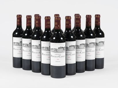12 bouteilles Château Pontet Canet 2015 12 bouteilles Château Pontet Canet 2015
Pauillac,...