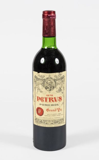 1 bouteille de Petrus 1978