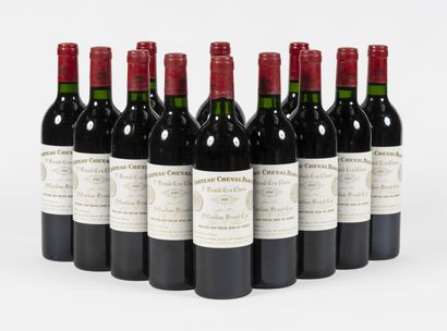 12 bouteilles Château Cheval Blanc 1985 12 bottles Château Cheval Blanc 1985
Saint...