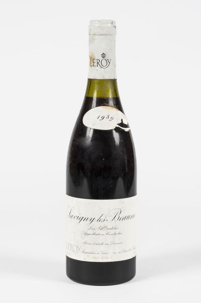 1 bouteille Savigny les Beaune, les Narbantons, Domaine Leroy, 1989 1 bouteille Savigny...