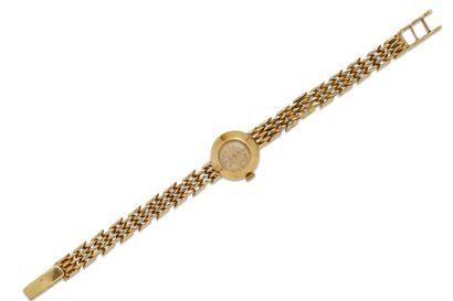 OMEGA Montre bracelet de femme en or, par Omega

Le boitier de forme ronde en or...
