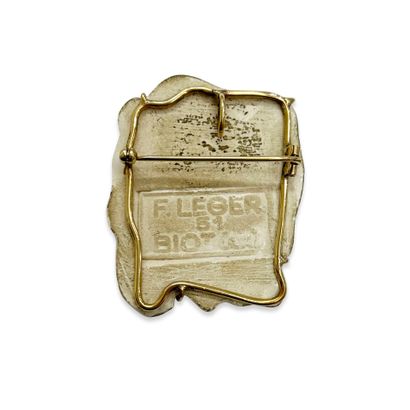 FERNAND LEGER (1881-1955) Enamelled ceramic brooch-pendant, by Fernand Léger 

Forming...