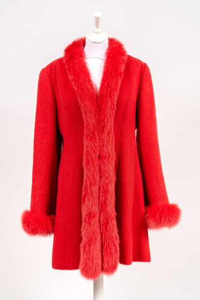 George RECH Wool and coral fox coat
Size 40
Condition