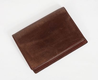 HERMES Brown leather document/agenda cover
Height: 13 cm

Used condition