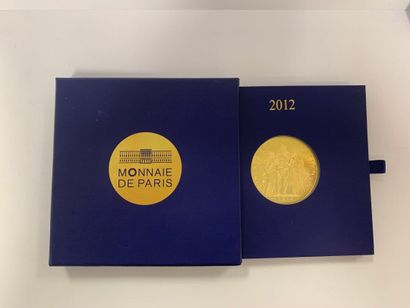 FRANCE Une pièce de 1000 euros en or jaune (999), édition de la monnaie de Paris,...