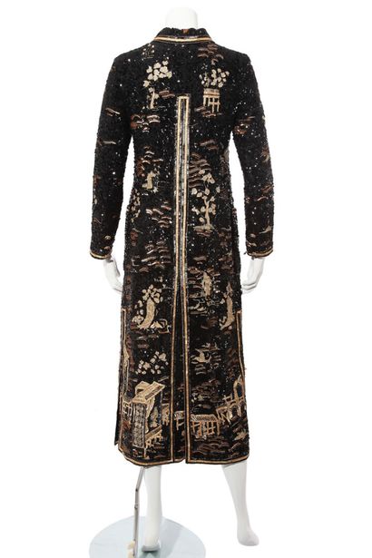CHANEL HAUTE COUTURE Coromandel" evening coat embroidered by Lesage, Fall-Winter...