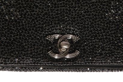 CHANEL A Chanel flap bag covered in Swarovski crystals, 2017

stamped, serial number...
