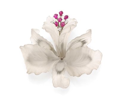 TIFFANY & CO TIFFANY & Co

Grande broche en or gris 18 carats, dessinant une orchidée...