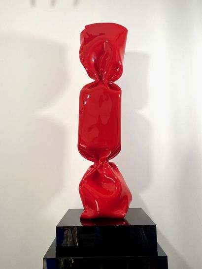 JENK (NÉE EN 1965) JENK (NÉE EN 1965)

Wrapping Bonbon rouge, 2022 

Sculpture en...