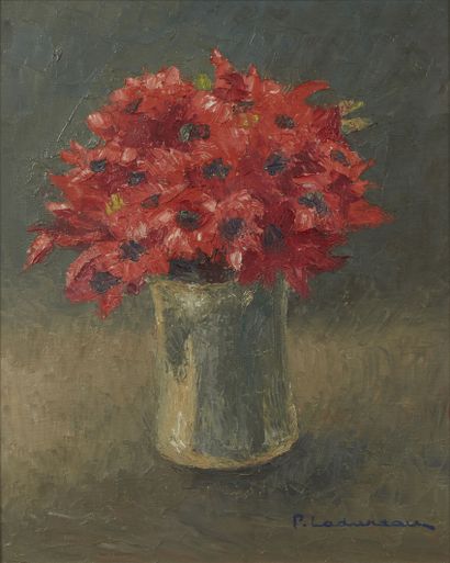 Pierre LADUREAU (1882-1975) PIERRE LADUREAU (1882-1975)

Le bouquet

Huile sur panneau,...