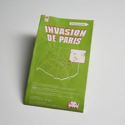 INVADER (né en 1969) INVADER (BORN IN 1969)

MAP OF THE INVASION OF PARIS V.2.0,...