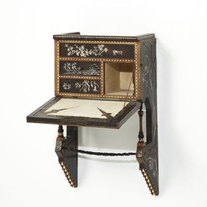 ~CARLO BUGATTI (1856-1940) ~CARLO BUGATTI (1856-1940)

Wall-mounted writing desk...