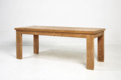 GUY REY MILLET (1929-2017) GUY REY MILLET (1929-2017)

Rectangular table with larch...