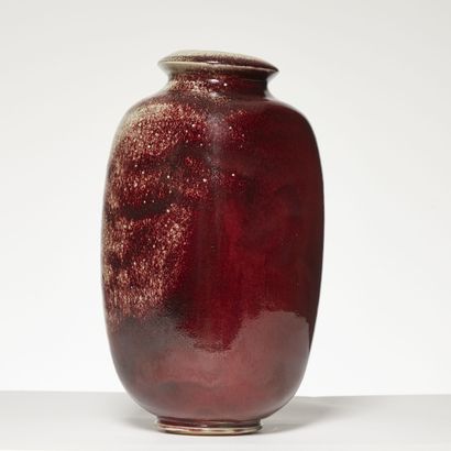 Michel LANOS (1926-2005) MICHEL LANOS (1926-2005) 

Large stoneware vase with a quadrangulated...