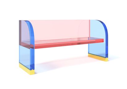 STUDIO SUPEREGO STUDIO SUPEREGO

Bench "Rendez-vous" composed of transparent plexiglass...