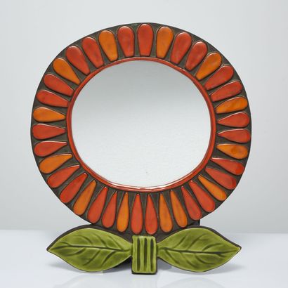 MITHÉ ESPELT (1923-2020) MITHÉ ESPELT (1923-2020)

Large earthenware mirror, frame...
