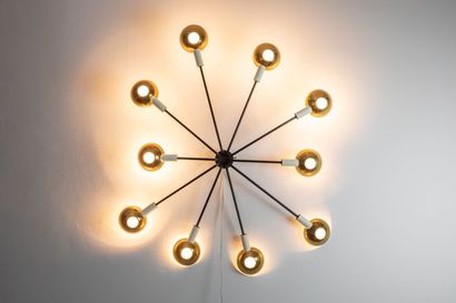 STILNOVO (ÉDITEUR) STILNOVO (EDITOR)

An important and rare 10-light chandelier,...
