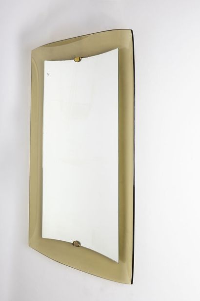 CRISTAL ART CRISTAL ART

Miroir rectangulaire à extrémités concaves, modèle 2712,...