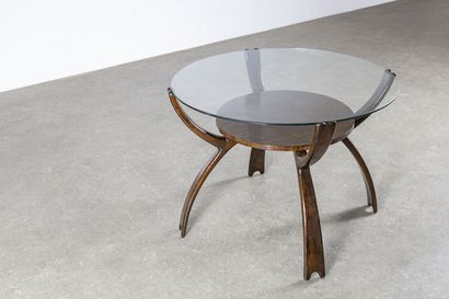 PAOLO BUFFA (1903-1970 PAOLO BUFFA (1903-1970)

A circular pedestal table, 1930's,...