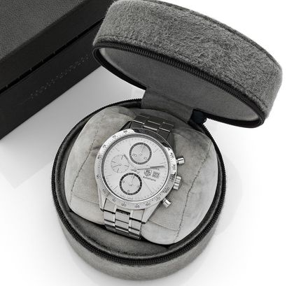 TAG HEUER CARRERA TAG HEUER CARRERA 
Montre bracelet d'homme en acier, circa 2010,...